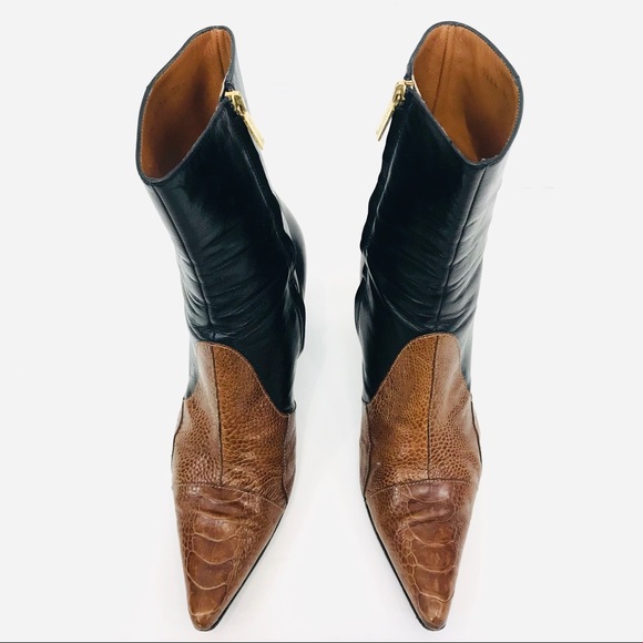 SERGIO ROSSI two tone boots - Picture 5 of 13